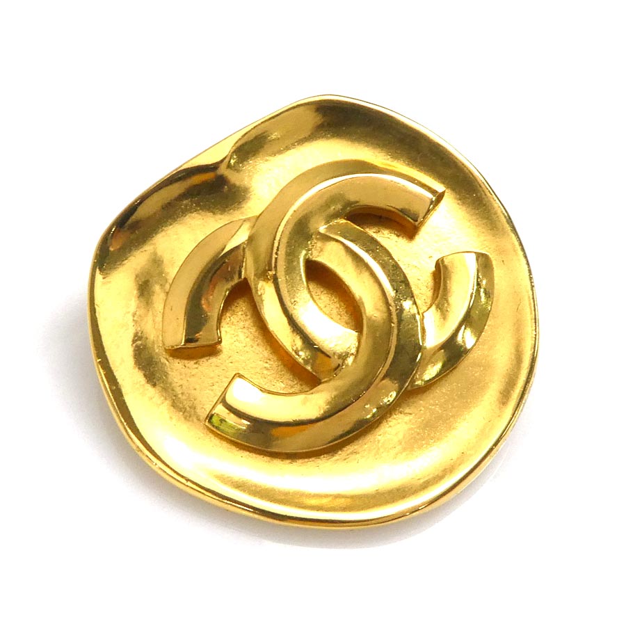 シャネル CHANEL ブローチ ココマーク メタル ゴールド レディース e58517f