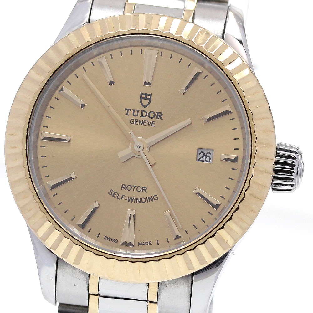 チュードル TUDOR 12113 スタイル cal.2671 自動巻き レディース 良品 _863567【中古】