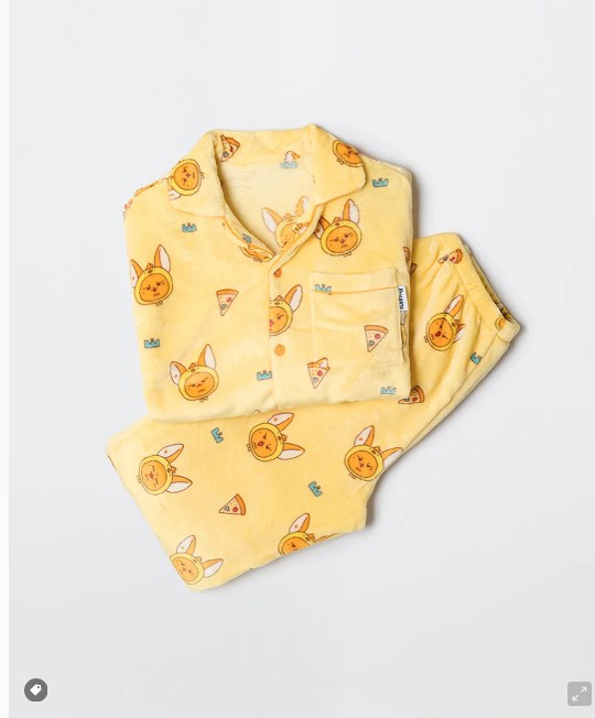 SPAO ファンチュンパジャマセットアップ Qoo10] スパオ 【公式限定】 TXT プルバトゥ コラボ : KPOP