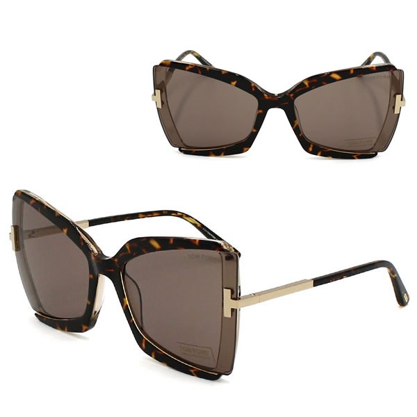 サングラス FT0766/S 56J 63 TF766 サングラス グローバルフィット EYEWEAR メンズ レディース ハバナ ブラウン