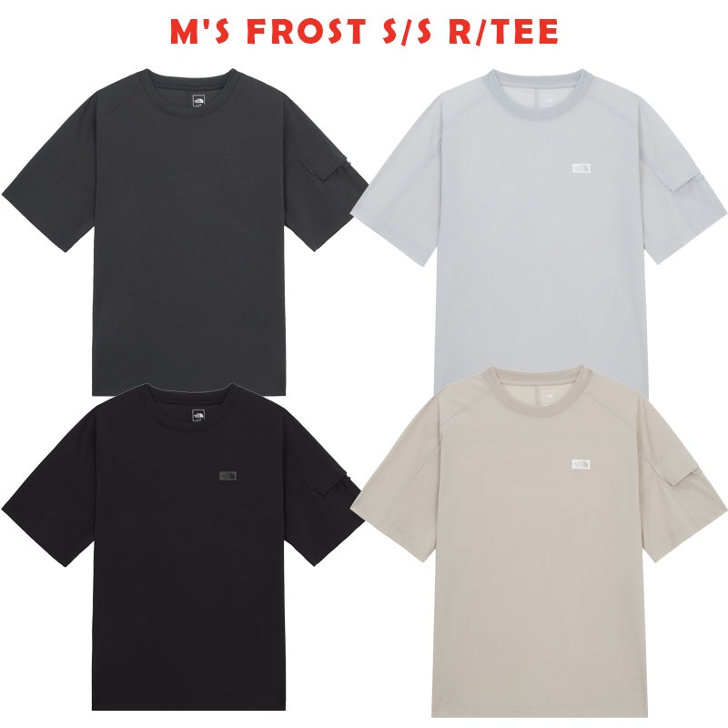 韓国正規品保証 関税負担なしNT7UR25A MS FROST S S R TEEデイリー 基本 着装 男子 女子 人気 韓国 ファッション 男女共用 アウトドア