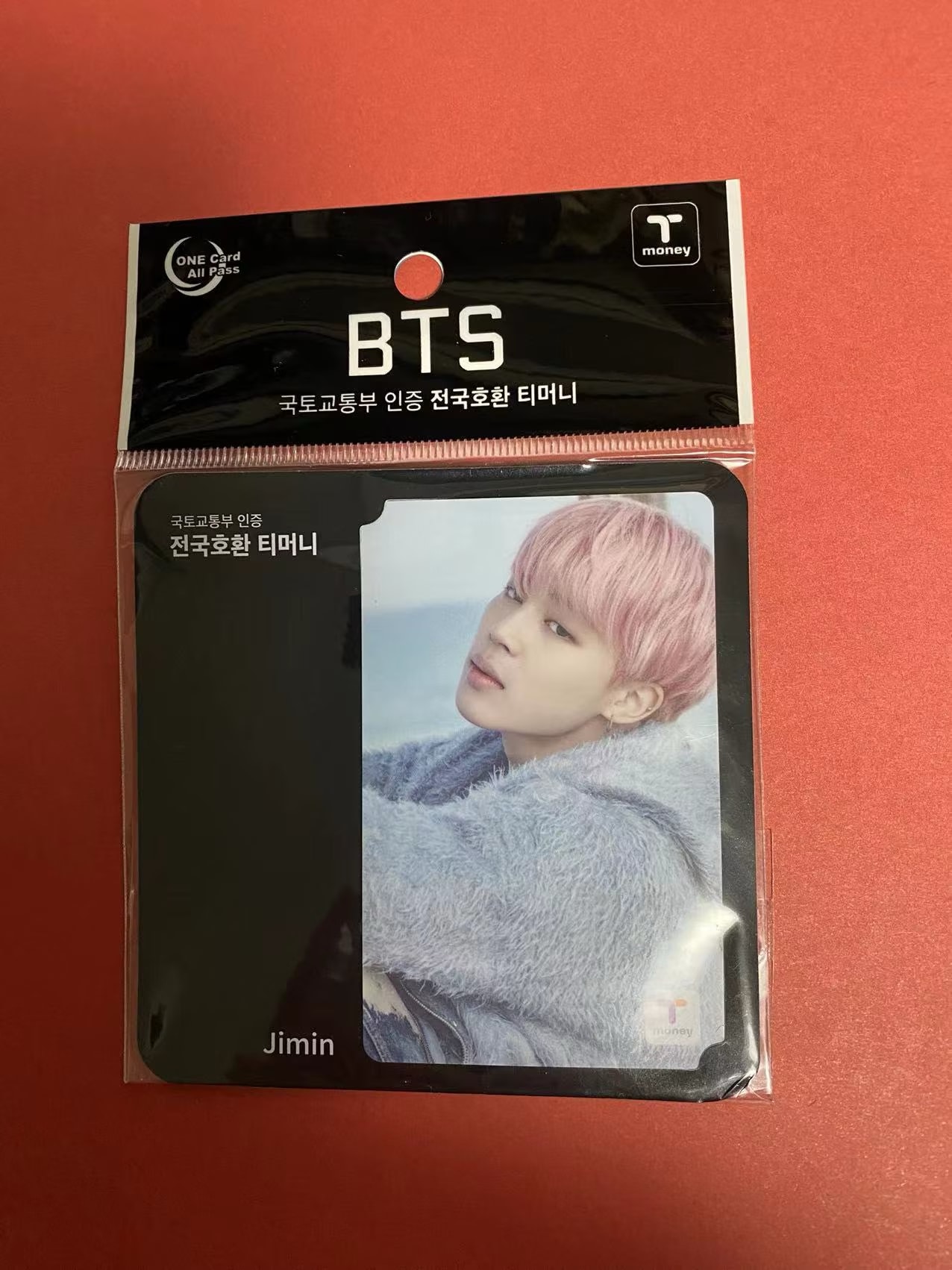 BTS ジミン 2017年　CUコラボ　交通カード 花様年華VER　T-money カード　　初期限定　韓国限定 JIMIN