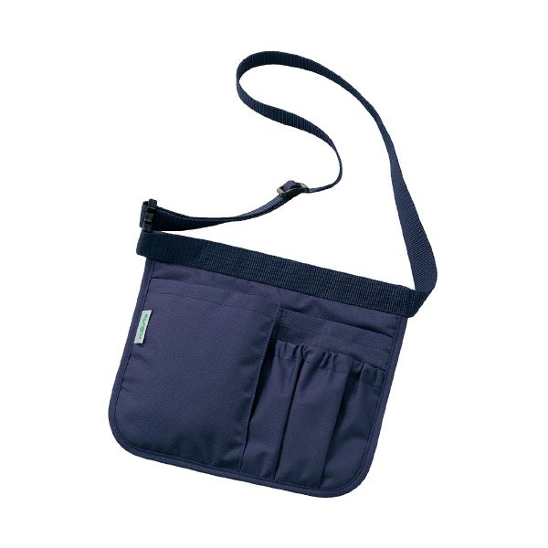 （まとめ）アズワン ナースポーチNP-NV ネイビー(×2セット)