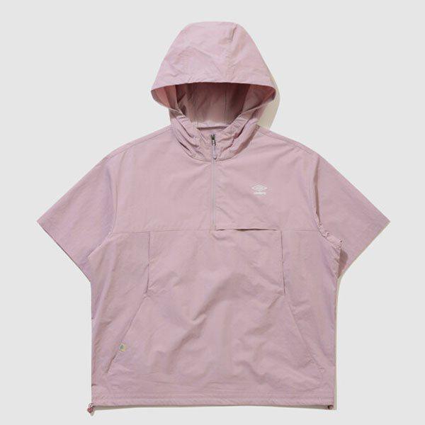 ハイウェイベンチルフード半袖アノラック UR223CWT41 MAUVE