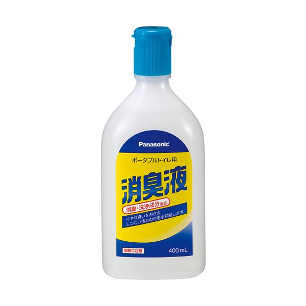 （まとめ）パナソニック エイジフリーポータブルトイレ用消臭液 無色タイプ 400ml VALTBN5M 1本(×10セット)