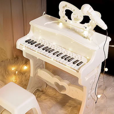 子供ピアノ　キーボード 　音楽電子オルガン マイ...のサムネイル