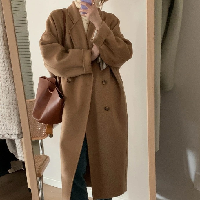 ロングコート レディース チェスターコート ラシャ ウールコート 洋服 アウター オーバーコート 冬 レディース ラシャコート 無地 ロング丈 秋冬コート アウター お洒落 ウール混 厚手暖かい 体