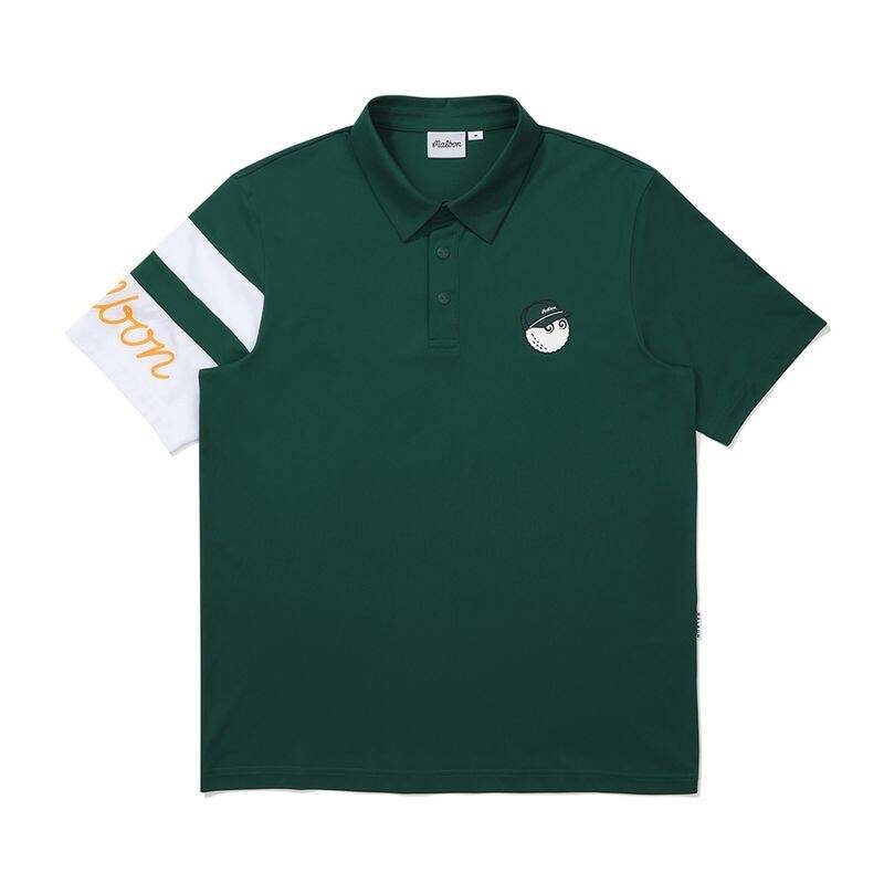 正規品 MALBON GOLF マルボンゴルフ ベーシック パフォーマンス 襟付きTシャツ GREEN (MEN) M5221PTS42 1803610