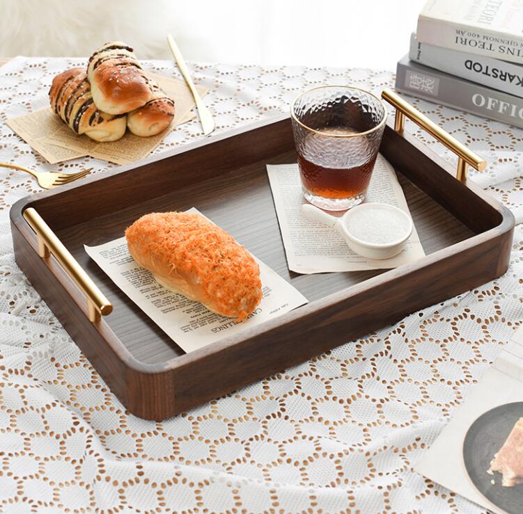 大特価木製 トレー 角型 膳プレート お盆 天然木製 羽反 長角膳 お盆 カフェトレー トレイ 小物収納 文房具収納トレイ ナチュラル 高級感 シンプル おしゃれ