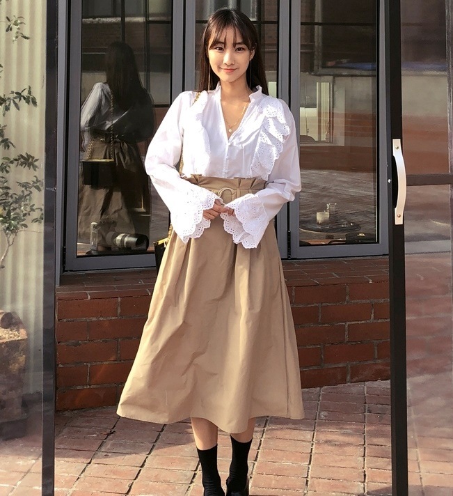 ロングスカート 超ミニスカート チェックプリーツスカート ハイウエスト ピンタック バルーン フレア スカート 7,543円