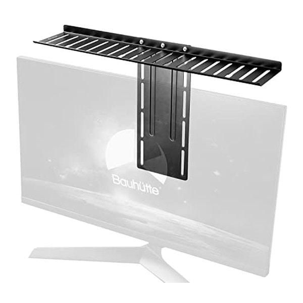 ディスプレイボード ステーブル・モニターラック 幅50×奥行11×高さ30cm/ブラック BHP-MR50-BK