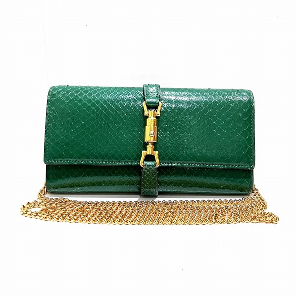 グッチ ジャッキー 1961 チェーンウォレット 652681 2つ折り財布 レディース 【中古】 56,320円