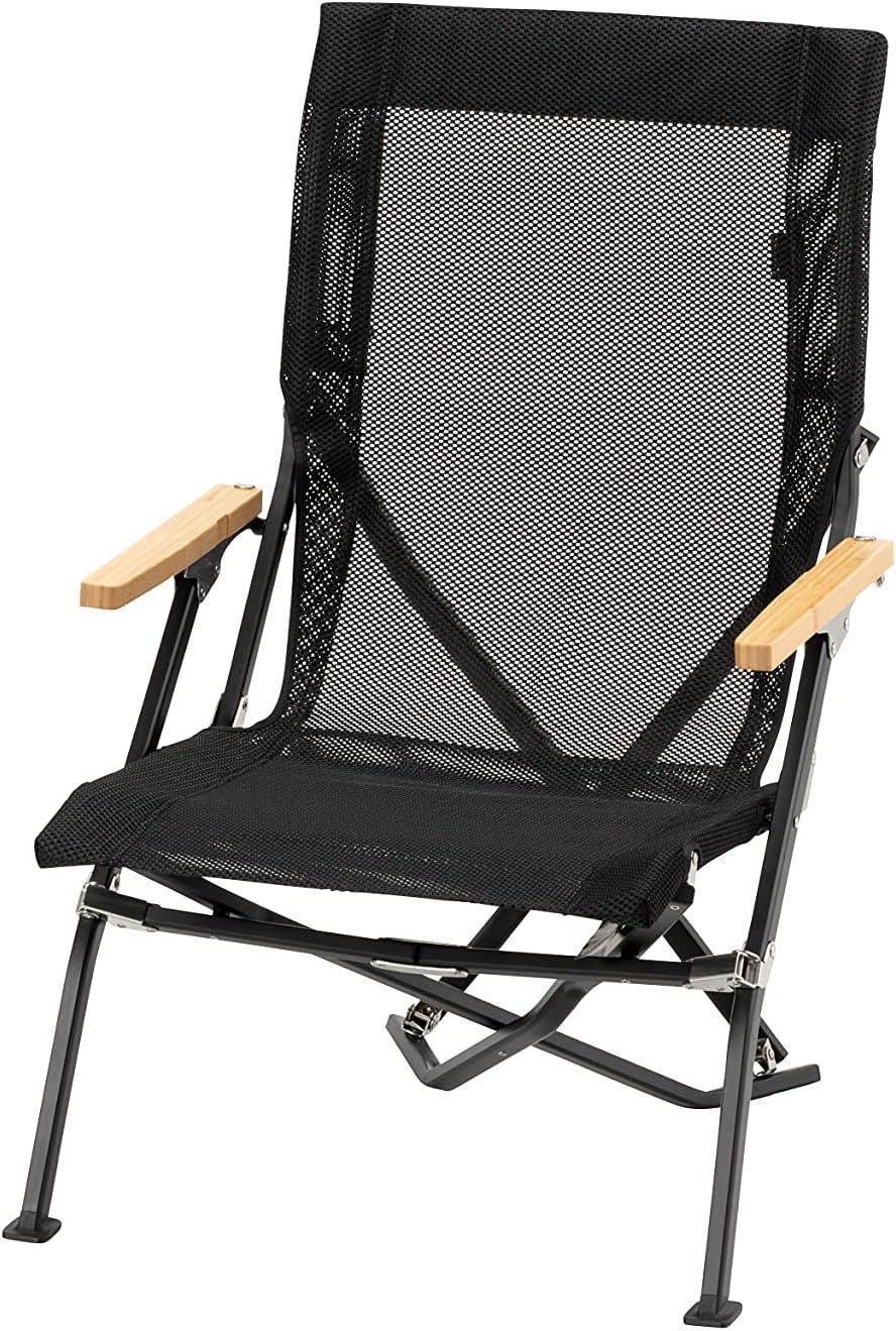 チェア ローチェア30 カーキ/ブラウン/ブラック/リッチブラック/脚キャップ キャンプチェア アウトドア