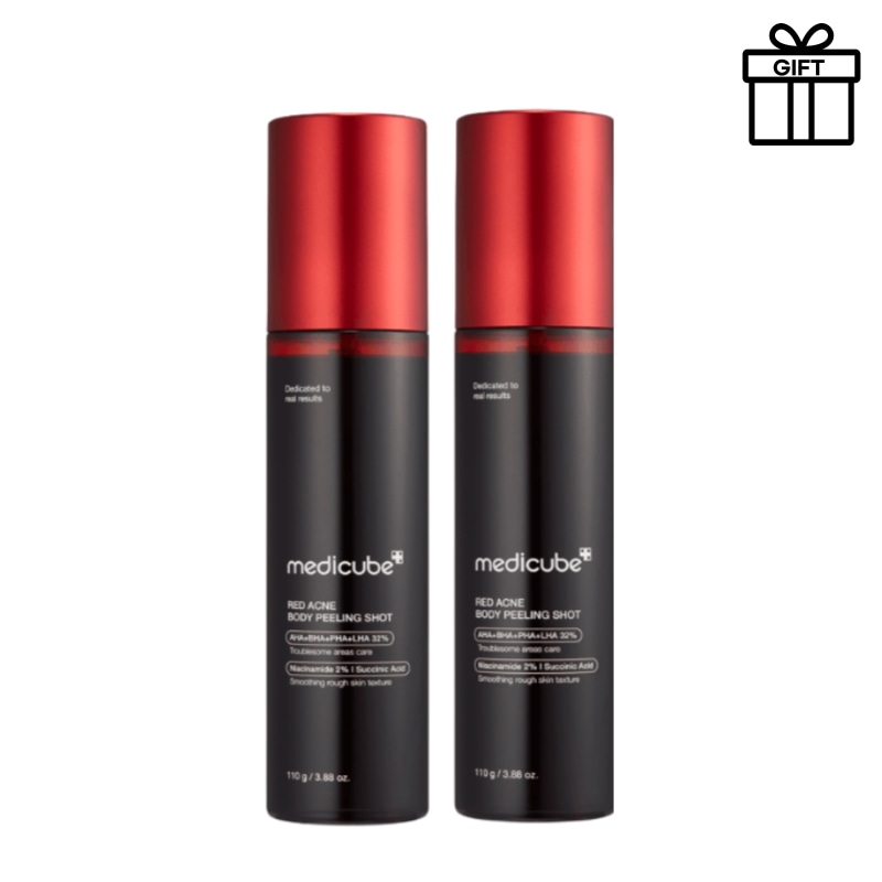 [NEW] レッドアクネ ボディピーリングショット 110g 2個 ボディケア 韓国スキンケア 毛穴レス肌 話題の美肌スプレー