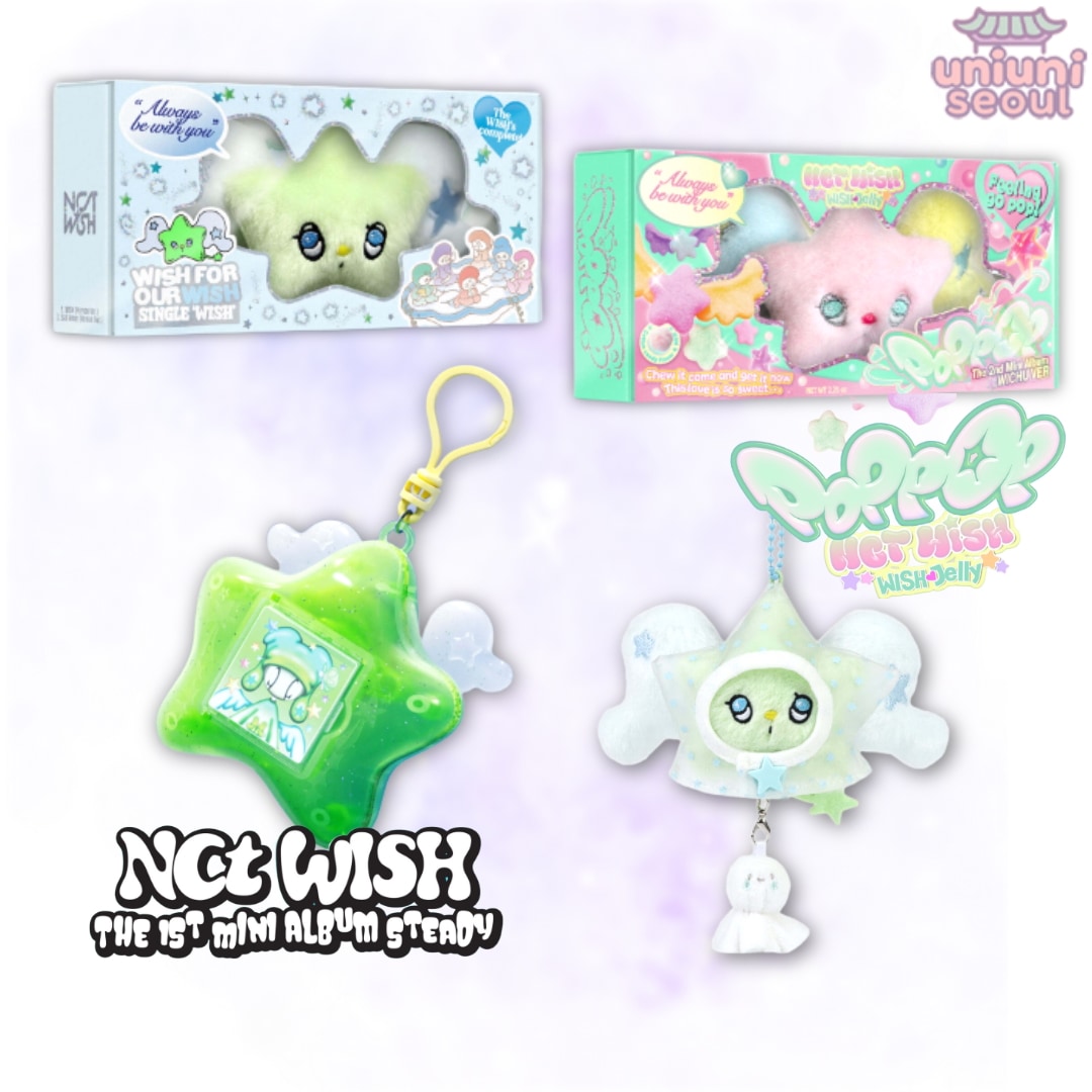 NCT WISH - MINI／シングルアルバム 1集／2集 : Steady【Keyring Ver.】／poppop・WISH【WICHU Ver.】／MINI WICHU SET