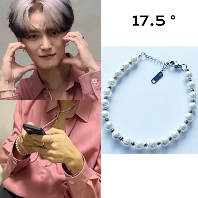 ジェジュン着用 Pearl Point Bracelet 韓国女性アクセサリー/韓国ファッションスタイル/SNS人気/韓国ジュエリー/芸能人着用アクセサリー/デイリーアイテム/トレンドアクセサリ