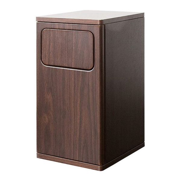 宮武製作所 600480105 DB-480R BR ウッドプッシュダストボックス Empro(エンプロー) ブラウン メーカー直送