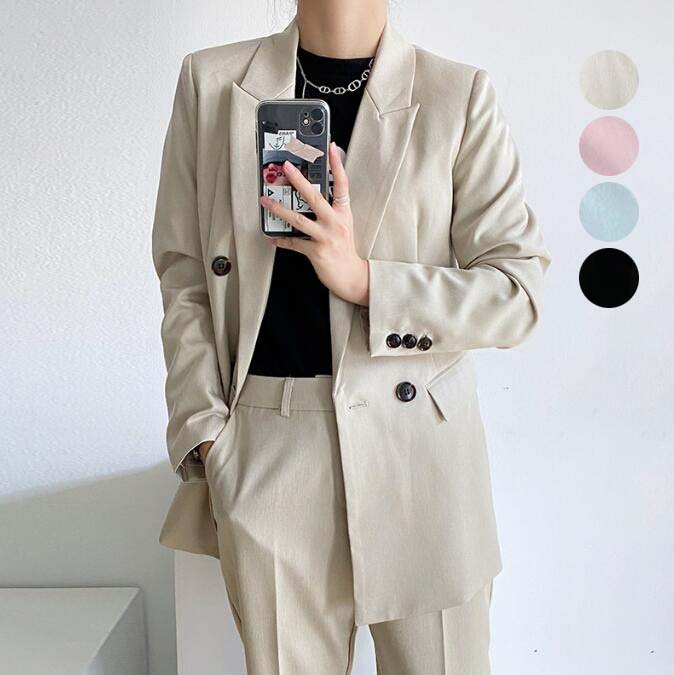 レディーススーツ ママスーツ 入学 入園 卒業式 2点スーツ カジュアル リクルートスーツ パンツスーツ 可愛い 女性用 スーツセット ビジネススーツ スーツ セットアップ セレモニースーツ 面接 就