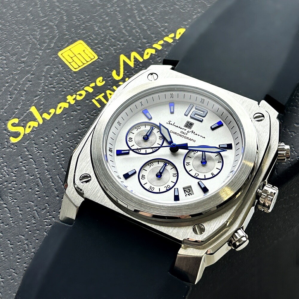 国内正規品 サルバトーレマーラ メンズ 腕時計 手表 おしゃれ かっこいい ラバーベルト 高級感 クロノグラフ メンズ腕時計 男性用腕時計 誕生日 プレゼント 男性 父 夫 彼氏 入社祝い 入学祝い