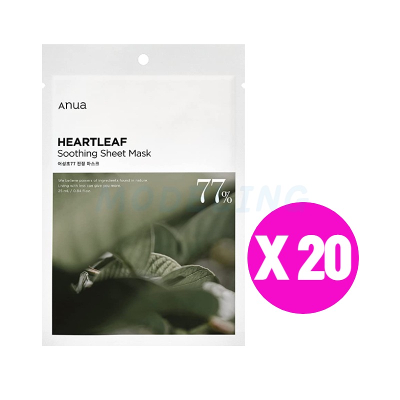 [EXO SUHO pick]1+1成草77 鎮静シートマスクパック 25ml /頭皮鎮静/保湿