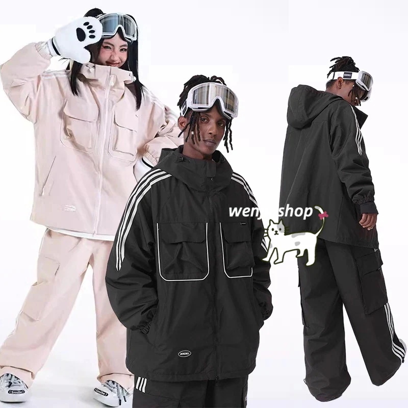 【急速出荷!】スノーボードウェア 上下セット レディース メンズ 防水20000mm スキーウェア スノボウェア ジャケット アウター パーカー ロングパンツ 男女兼用 韓国風 防水 防寒防雪保温防風