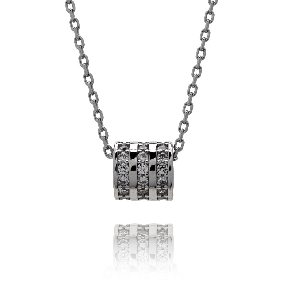 S925 バレル 樽 たる ネックレス [fhns059-silver]