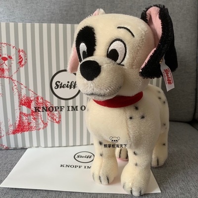 ディズニー映画101匹わんちゃん パッチ 世界限定2000体 24cm モヘア　可愛い犬