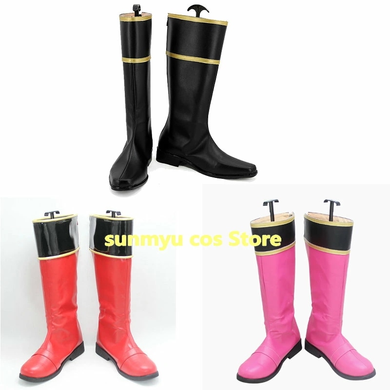ゴセイジャー　ゴセイレッド ゴセイピンク ゴセイブラック ゴセイイエロー ゴセイブルー 靴 コスプレ道具　ブーツ