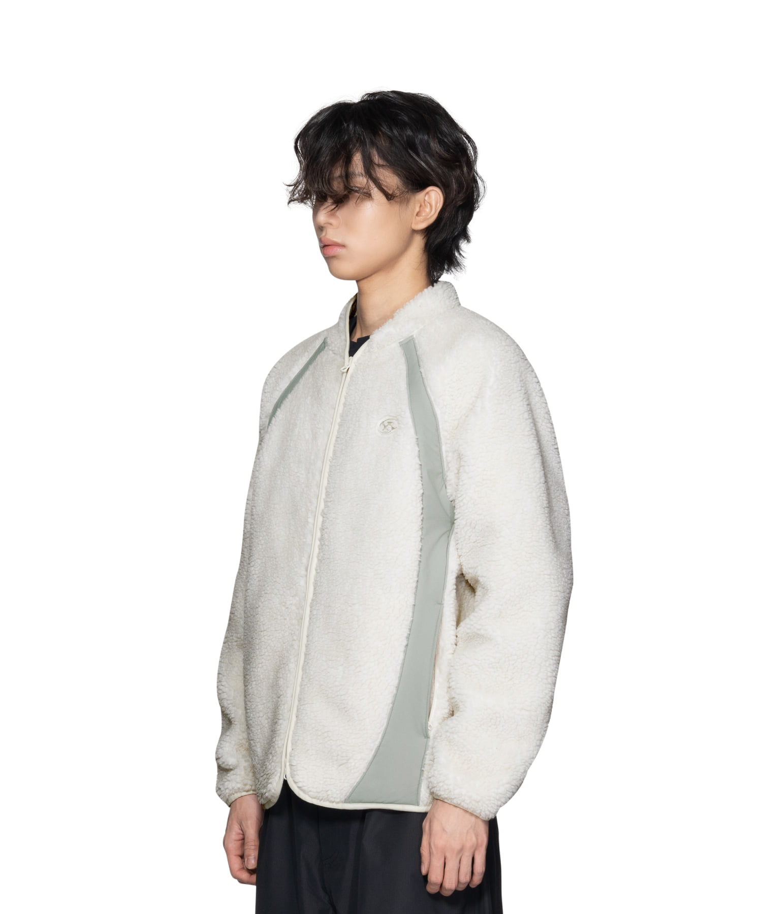 【SANSANGEAR】 23FW FLEECE JACKET : IVORY