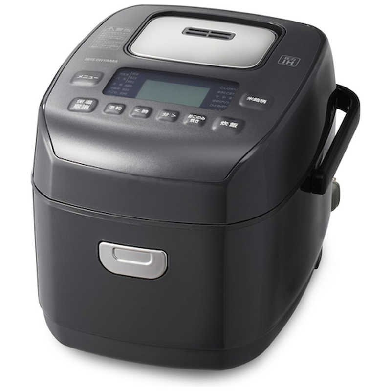アイリスオーヤマ　IRIS OHYAMA　圧力IHジャー炊飯器 米屋の旨み 銘柄炊き ［3合 / 圧力IH］ ブラック　RC-PDA30-B