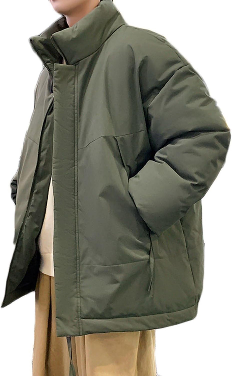 秋冬コート 中綿入り スタンドカラー 防寒着 中綿ブルゾン ボリュームネック メンズ 厚手 大きめ 20代 30代 かっこいい ギフト 登山 アウトドア ジャンパー 防風トップス