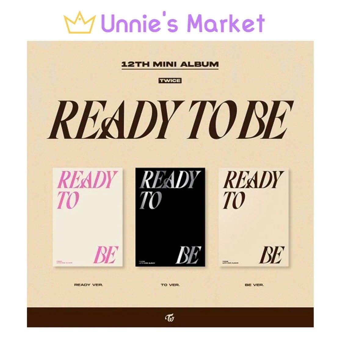 [SET] TWICE - READY TO BE Album + Free Photocard 1EA(fan-made)
