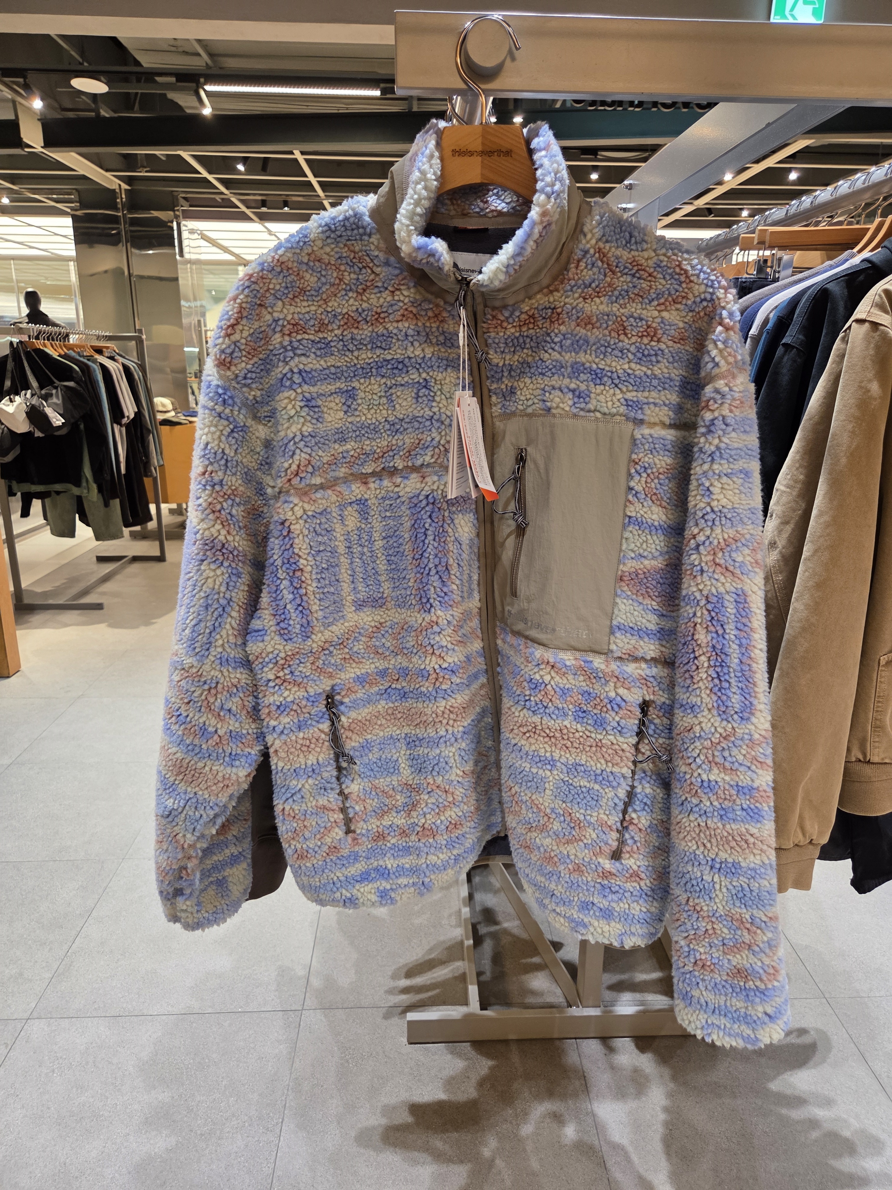 【THISISNEVERTHAT】 SP SHERPA FLEECE JACKET : 5COLORS