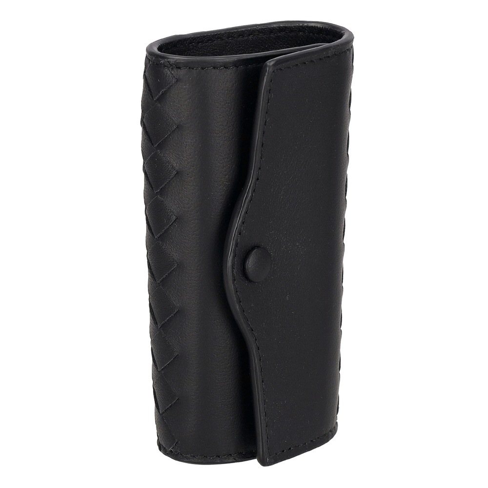 BOTTEGA VENETA 284137-V3UN1-8803 ボッテガヴェネタ 6連キーケース イントレチャートラムレザー ブラック/シルバー