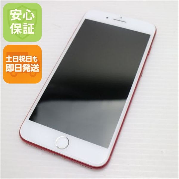超美品 SIMフリー iPhone7 PLUS 128GB レッド スマホ 83