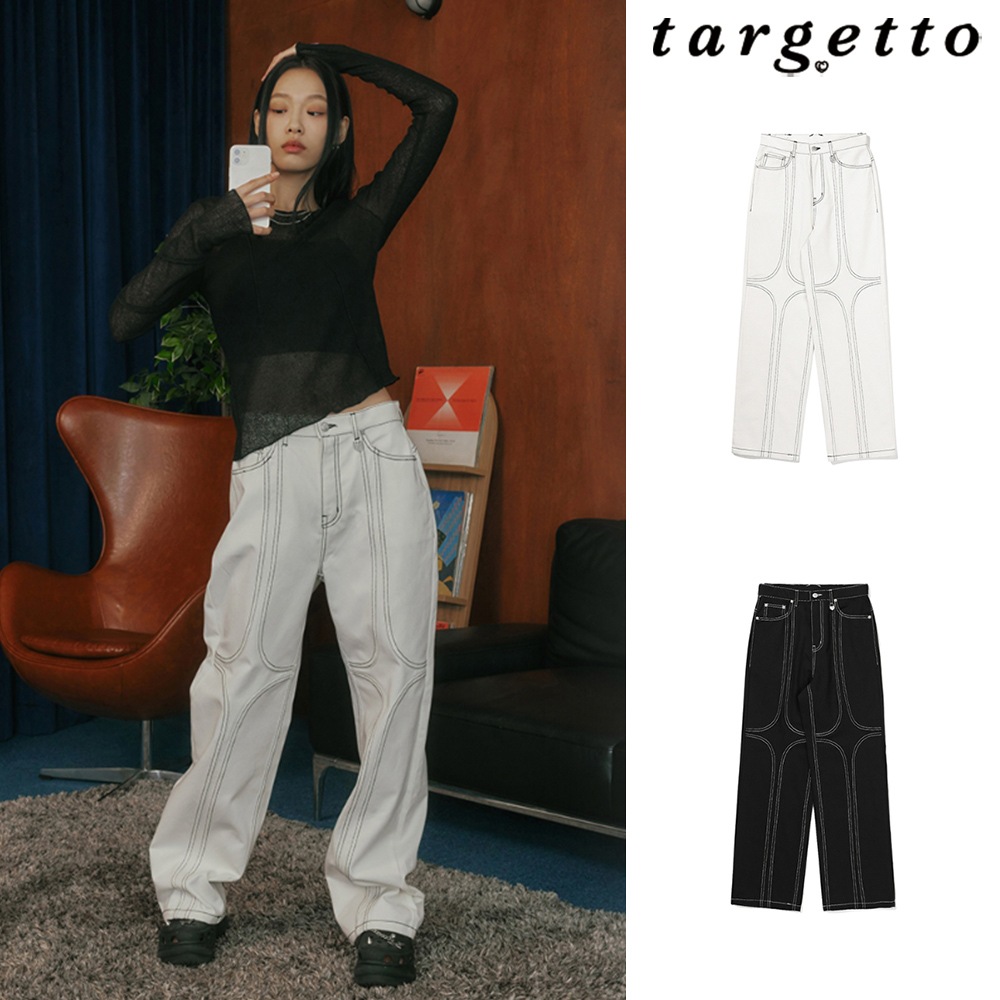 [TARGETTO] SHINING T STITCH PANTSロングパンツ