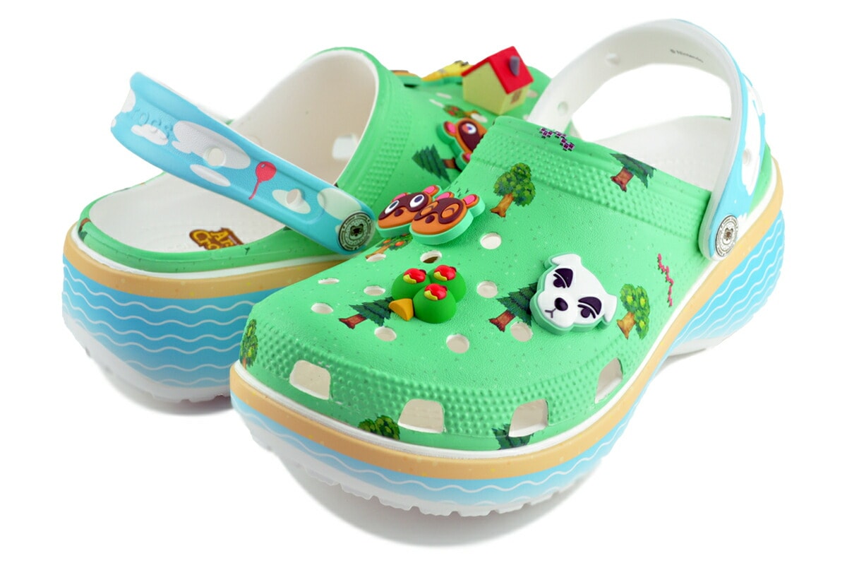 アニマル クロッシング プラットフォーム クロッグ 任天堂 どうぶつの森 210101-90h