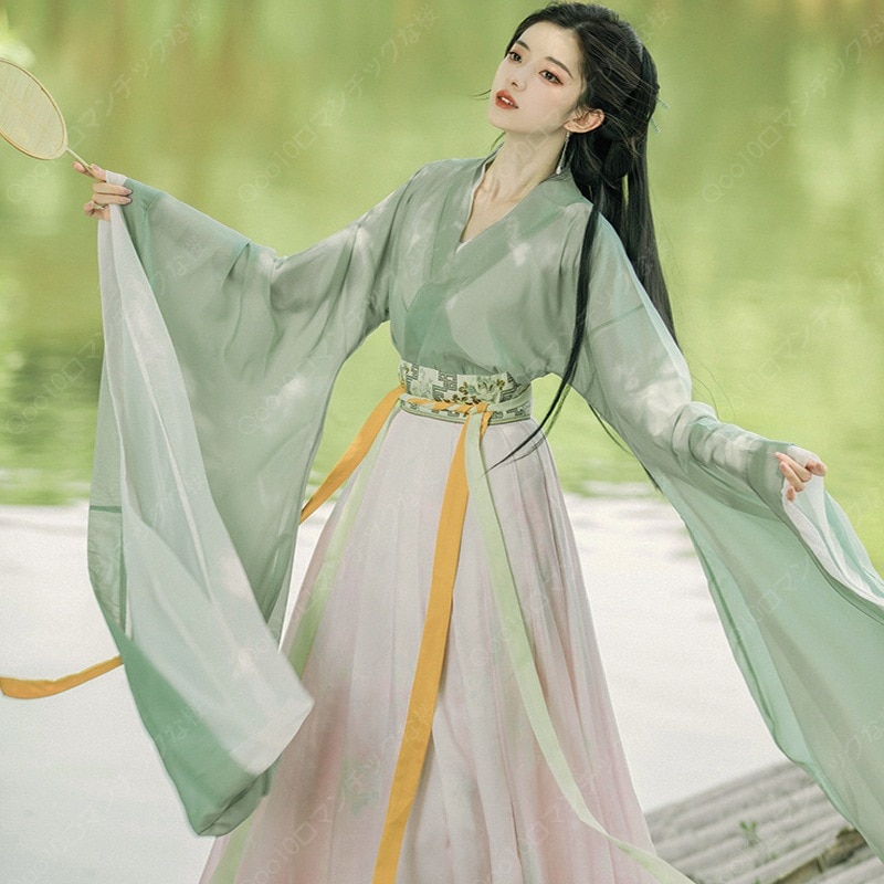 【2024新品追加】【最安値挑戦】新入荷春夏秋と冬フルセットに刺繍漢服レディースワンピース/漢服 コスプレ/漢服大人用-84