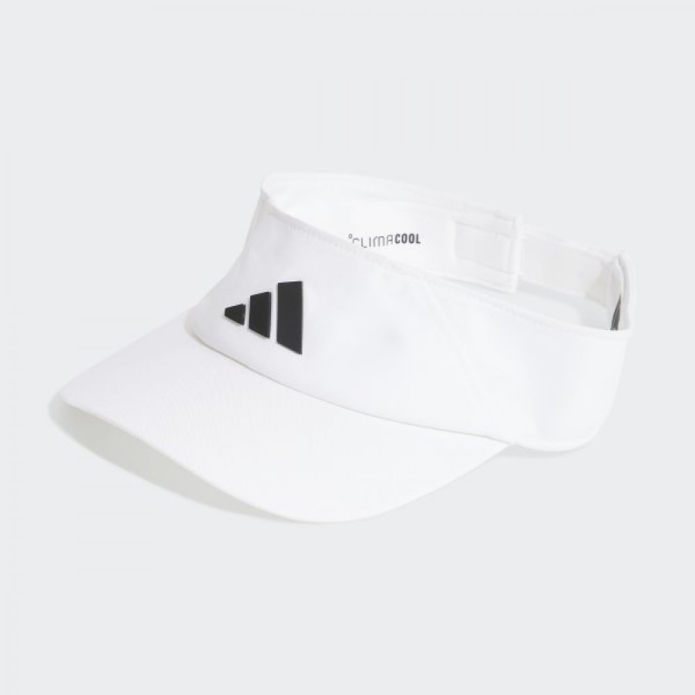 アディダスサンドリーズクライマクールバイザー ClimaCool トレーニングサンキャップホワイト