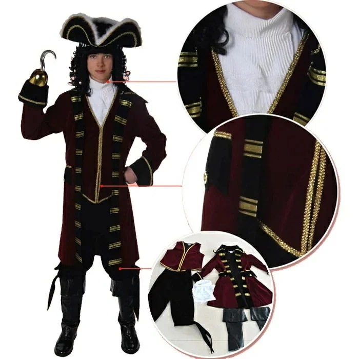 ハロウィン 衣装 大人 メンズ 海賊　ジュニア　パイレーツ ハロウィン コスプレ ハロウィン コスム 男性用 ハロウィーン　衣装　ハロウィン衣装 イベント パーティ 仮装 ステージ 舞台 コスプ