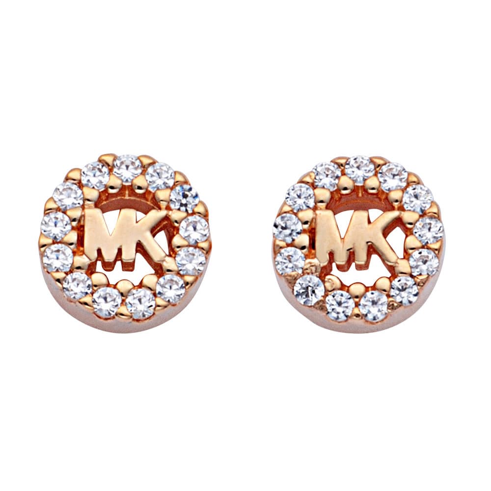 マイケルコース ピアス MICHAEL KORS MKロゴ パヴェ スタッド MKC1033AN79