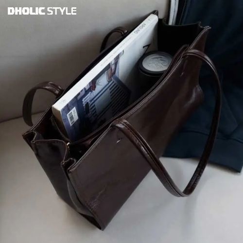 カジュアルスクエアトートバッグ・p680381