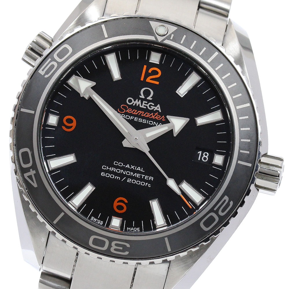 オメガ OMEGA 232.30.42.21.01.003 シーマスター プラネットオーシャン デイト 自動巻き メンズ 良品 保証書付き_877480【中古】