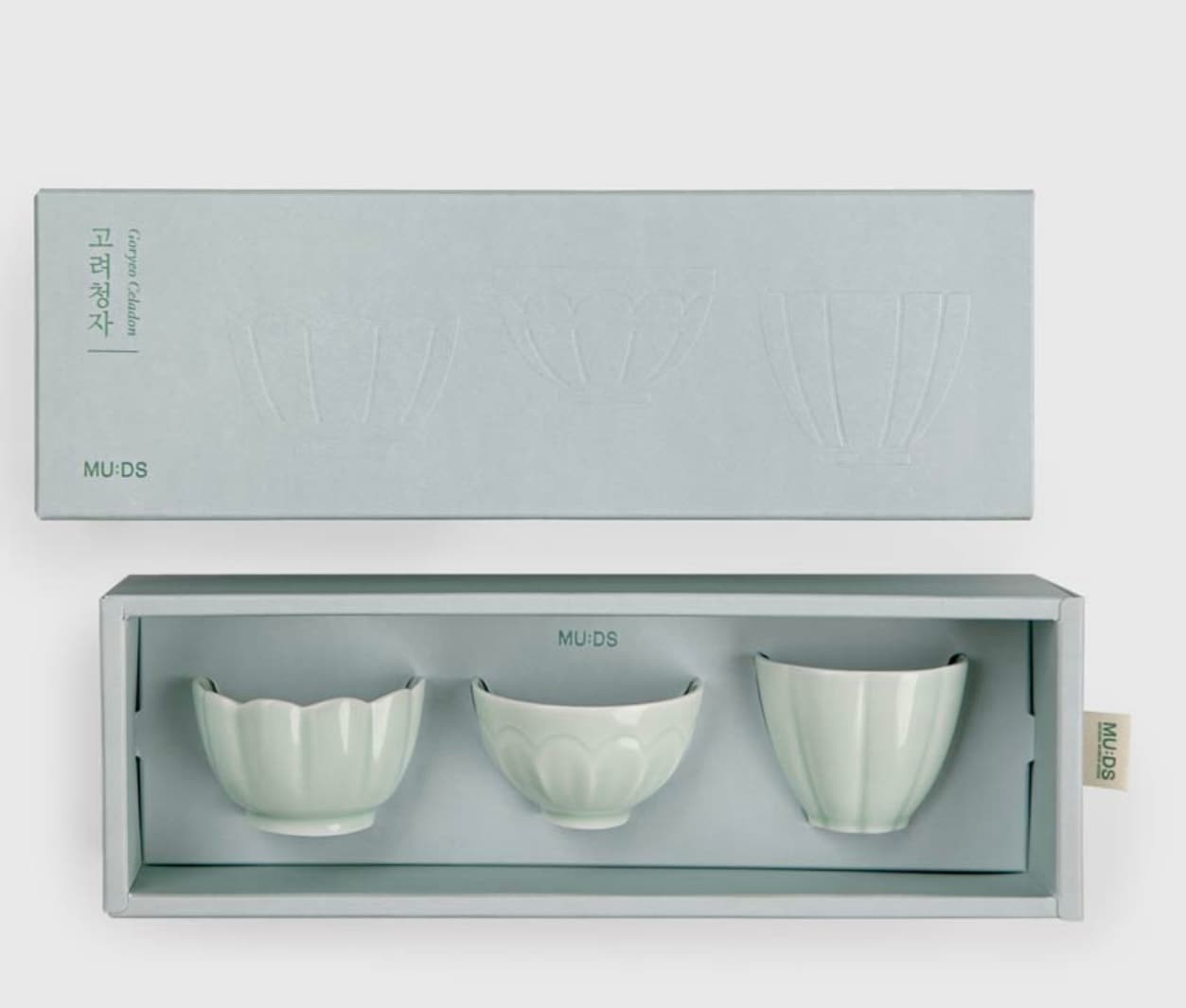 青磁 ティーカップ 3点 セット(電子レンジ食器洗浄機使用可能) artist goods