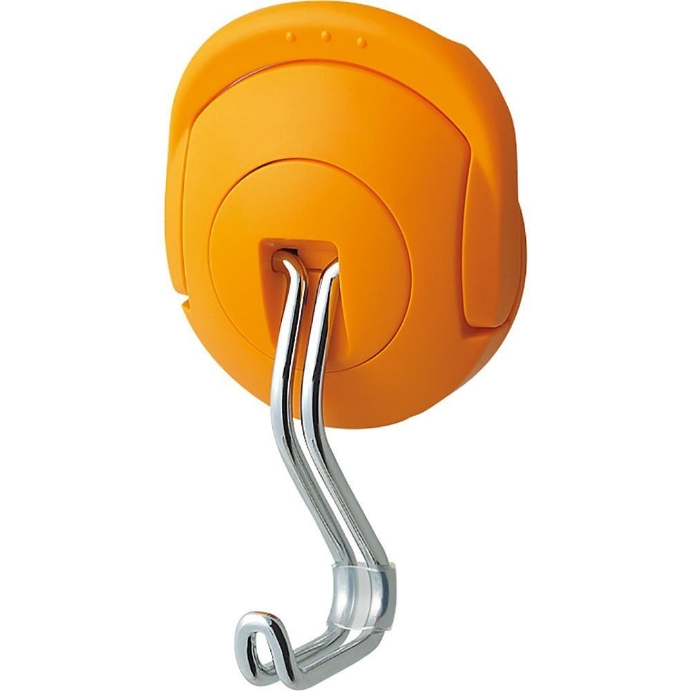 （まとめ買い）超強力 マグネットフック タフピタ オレンジ 最大10kgf フク-227YR [x3]