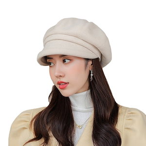 秋冬レディースウールキャップ帽子キャスケットハンチング帽 かわいい 韓国ファッションル
