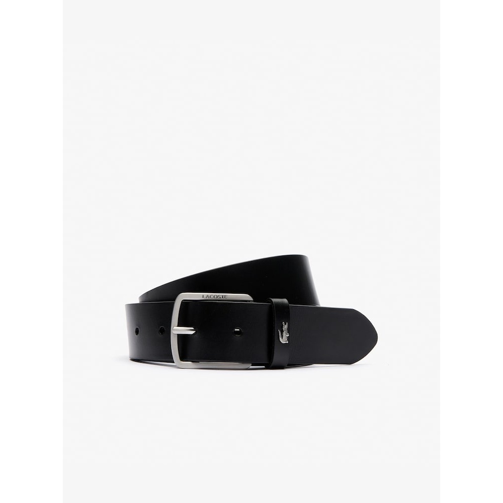 ラコステメンズエレガンスシルバークロコレザーベルト RC4082M54N 000 Q2NRC4082M54N000