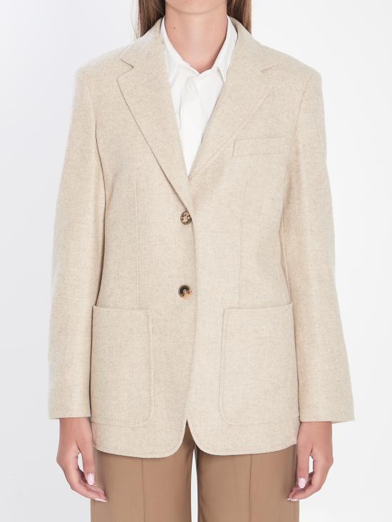 MAX MARA Women Jackets 2521046161600 BEIGE