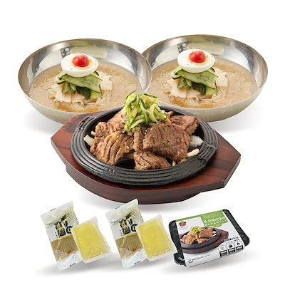 韓国冷麺セット 【セット内容】 釜山熟成豚カルビ(1...のサムネイル