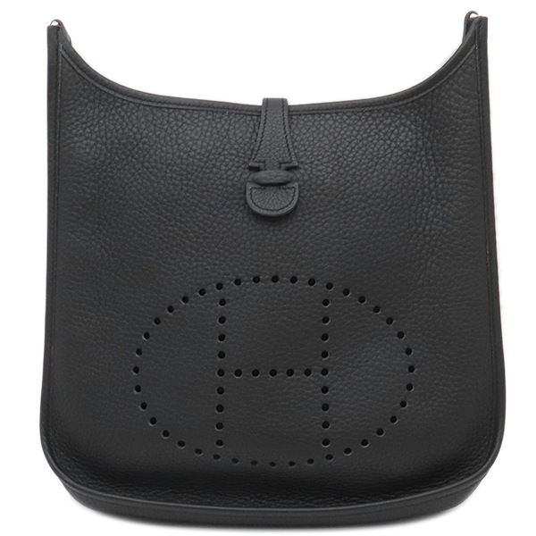 エルメス HERMES ショルダーバッグ エヴリン2 PM トリヨンクレマンス ブラック シルバー金具 黒 J刻印 【箱】【中古】